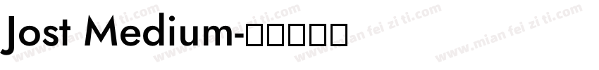 Jost Medium字体转换